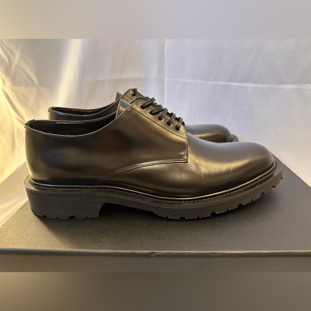 Saint Laurent Vaughn Oxford in Nero black formal dress shoe wedding groom IT 44 - Picture 11 of 16
